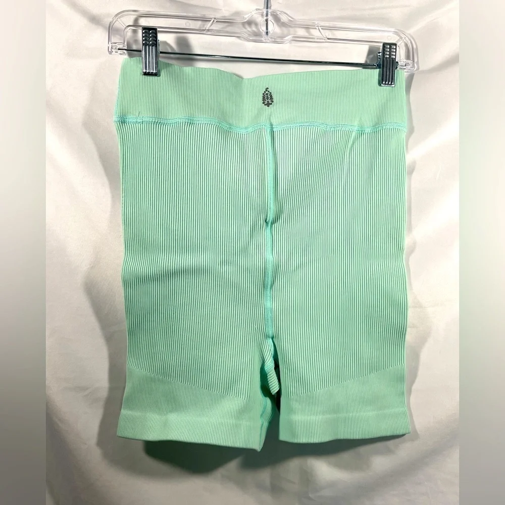 NEW Free People Free Throw Shorts Womens Active Ribbed Stretch Athleisure Sz L